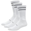 FootJoy Men's ComfortSof Crew 3-Pack Socks, White, Fits Shoe Size