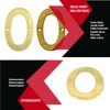 ZhongWang Hardware ZW-A200 4 Inch Bright Brass House Number 0/ZhongWang