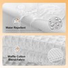 River Dream Cotton Blend No Hook Shower Curtain with Snap