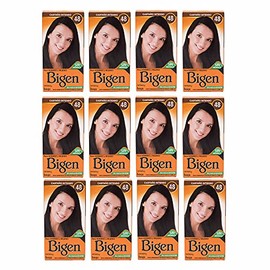 Bigen Pack 12 Tintes, Tono #48 Castano Intenso