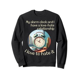 My alarm clock and me Costume for Boys and Girls Sweatshirt
