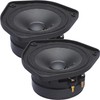 PowerBass OE-400-4" Mid Range Speakers with a Pair of L-1A