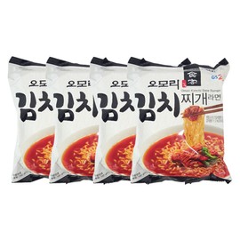 Omori Kimchi Chigigeramen, 8 Bags (4 Bags x 2)