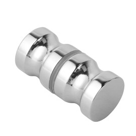 Housoutil Bathroom Door Handle Shower Door Knob Zinc Alloy Lightweight Ergonomic Design Easy to Clean