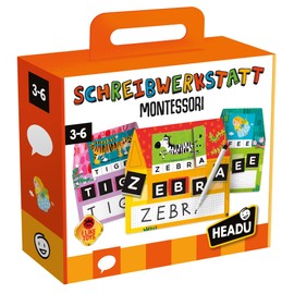 Headu DE52484 Writing Workshop Educational Game Montessori Orange
