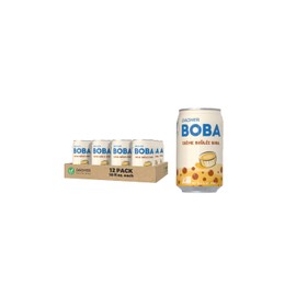 DaoHer Boba Milk Tea Multipacks (10.50 Fl Oz (Pack of 12), Crème Brûlée