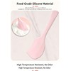 Mini Silicone Spatula Set, 4-Pack 8.3"×1.2"×0.4" Food-Grade Heat-Resistant Baking Scrapers