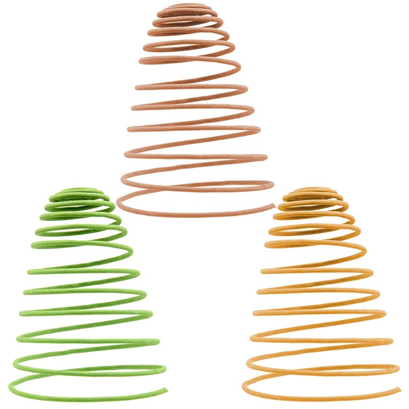 Anti-mosquito smoking spirals, set of 3.
