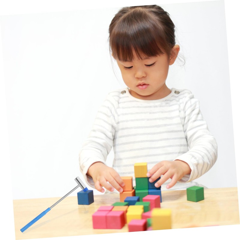 FRCOLOR Double-Ended Kids Blocks Building Hammer Set 2pcs Practical Assemble