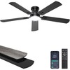 Ohniyou Ceiling Fans with Lights, 52 Inch Low Profile Ceiling