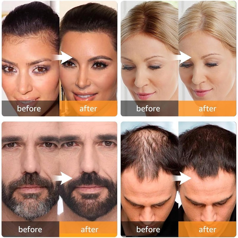 Hairline Shadow Polvo Para Rayitas, Polvo para Retocar Raíces, Corrector
