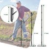 77'' Bow Rake ，17 Tines Metal Head Rakes with Stainless