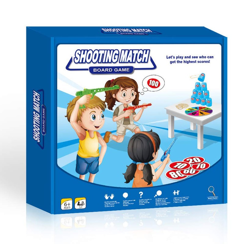 Gamie Shooting Competition Game for Kids - Includes 3 Toy
