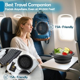 XANGNIER Face Bowl for Ice with Built-In Ice Tray – Collapsible Silicone Facial Ice Bath Bowl for Cold Plunge Therapy, Skin Tightening & Acne Relief – Black Portable Spa Tool for Home & Travel