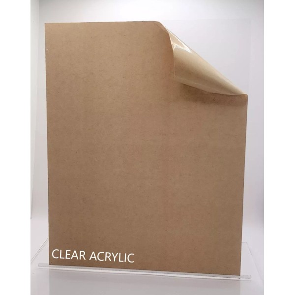 Sibe Polymers Clear Acrylic Plexiglass Sheet 1/4 x 24" x