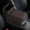 JEYODA Upgraded Car Armrest Cover,Premium Leather Car Armrest Cover Cushion