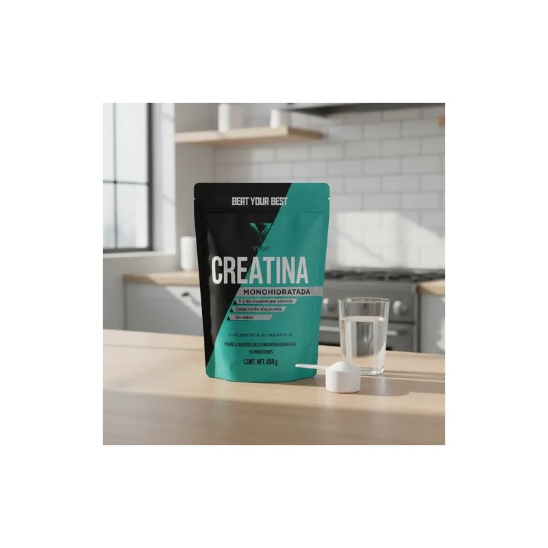 Creatina Monohidratada En Polvo Vygo Bolsa Suplemento
