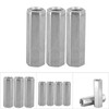 Carbon Steel Hex Coupling Nuts, 10pcs Long Rod Nut Hex