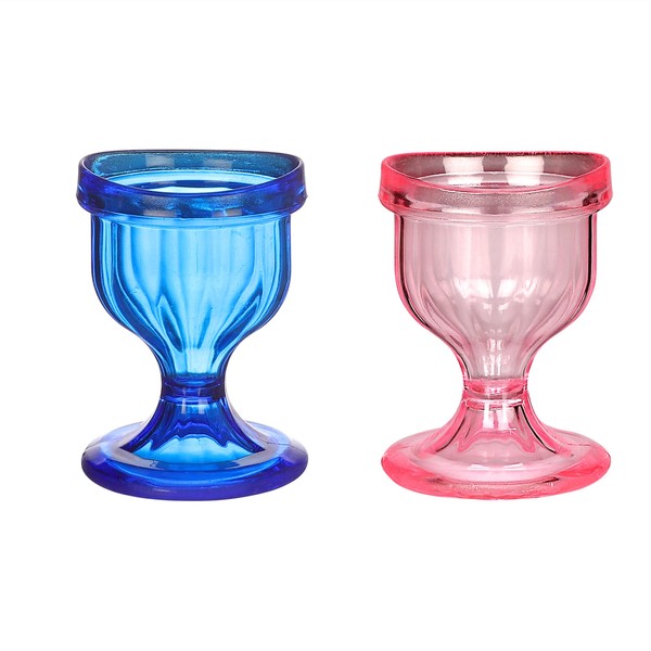 Eye Wash Cup Set of 2 for Keep Your Eyes Clean and Healthy - Pink and Blue Color