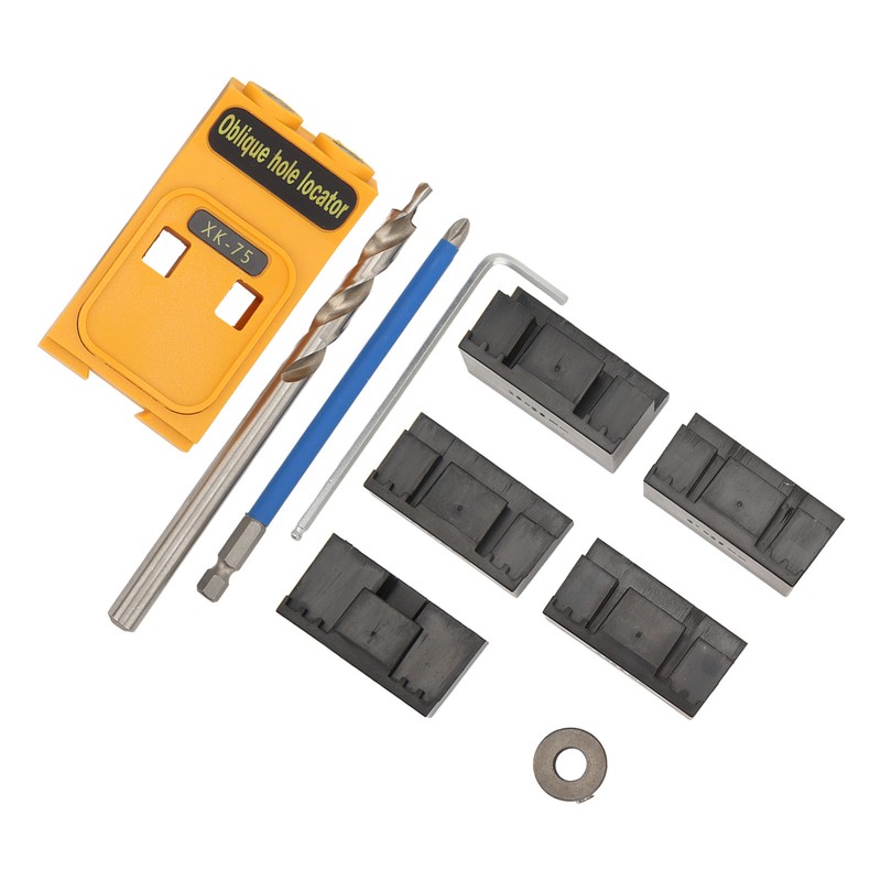 Pocket Hole Jig Kit 2 Hole Wood Jig System Kit