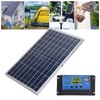 Solar Panel 10W 12V Polycrystalline IP65 Waterproof Portable 30A Solar