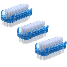 AMATHINGS Hand Wash Brush Double Sided for Thorough Universal Cleaning (Blue) - Nail Brush Hand Brush (Pack of 3) - Cleaning Brushes Ideal for Surfaces and Hands