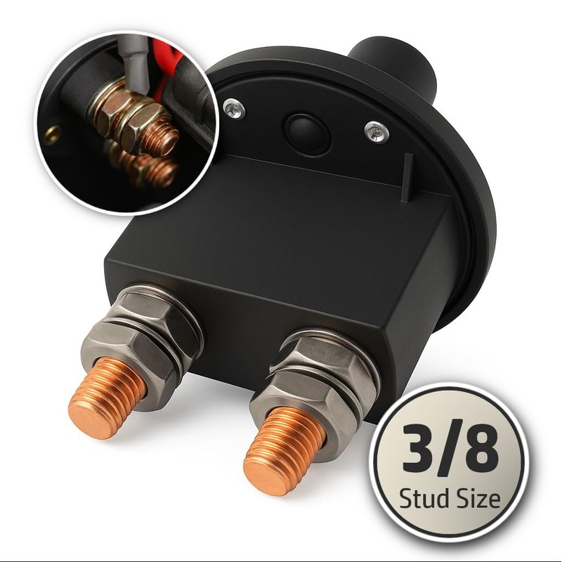 MGI SpeedWare Battery Isolator Disconnect Kill Switch for 12v/24v Automotive