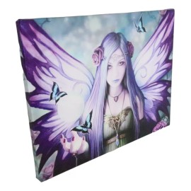 Ebros Anne Stokes Mystic Aura Butterfly Fairy Wood Framed Picture Wall Decor