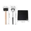 Coconut Opener Tool Set Stainless Steel Coconut Shell Puncher Cutter