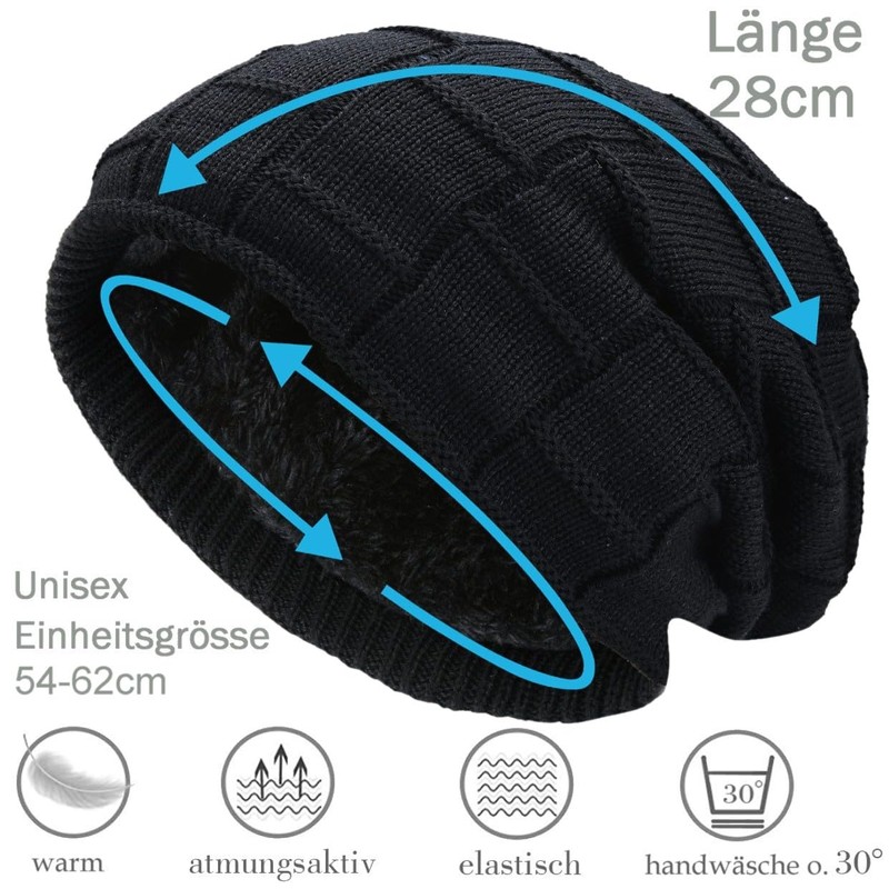Hatstar Warm Lined Women's Beanie | Men's Hat Winter Hat