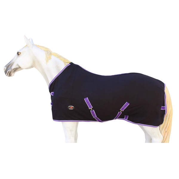CHALLENGER 84" Horse Soft Fleece Cooler Exercise Blanket Show Sheet