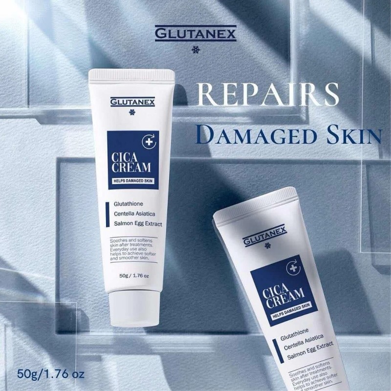 GLUTANEX CICA CREAM - After Treatment Cream for Sensitive Skin