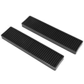 LIDSCURA 2Pcs WB06X10807 Charcoal Filters, Replacement for GE Microwave JNM7196SK6SS JVM7195EK5ES JVM7195SK6SS JNM7196DK5BB, JVM7195DK5WW, Replaces WB06X10807