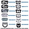 Auveco For 1966-71 Caprice Rear Glass Window Front Windshield Molding