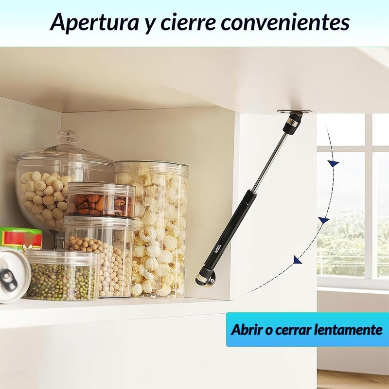 4 Piezas 100N Soporte de Elevaci?n de Puntales de Hidr?ulico