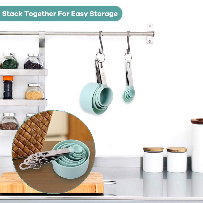 Strehknewen Measuring Spoons Set of 8 - Measuring Cups and