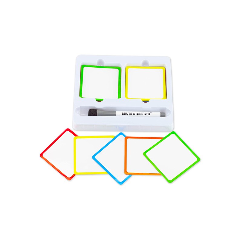 Dry Erase Magnets Set - 25 Pack Includes Marker -
