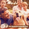 Ajcotahm Dog Fur Keepsake Box, Mini Pet Urns for Dogs