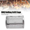 Rolling Grilling Basket Stainless Steel Grill Cage Round Stainless Steel