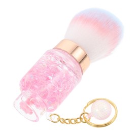 VICASKY Portable Blush Brush for Makeup and Nail Dust Cleaning Compact Cosmetic Brush Unique Handle for Home and Travel Use Material for Performance