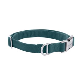 Carhartt Field Dog Collar, Fully Adjustable, Durable 600-Denier Fabric W/Reflective Wordmark for Visibility, Greenstone, Large