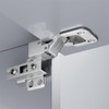 10 Pack (5 Pairs) Side-Mounted Hinges for Floor Cabinets, Dressers,