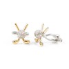 MRCUFF Golf Ball and Clubs Pair Cufflinks in a Presentation