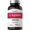 Piping Rock L-Lysine 1000mg | 180 Caplets | Free Form