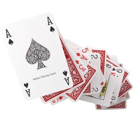 Bullets Playing Cards - Cartas de juego de plástico - Tamaño del puente - Índice de cuatro esquinas - Índice estándar - Cartas de patinaje de baraja de cartas Rummy Cards