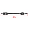 Caltric Front Left Complete CV Joint Axle for John Deere