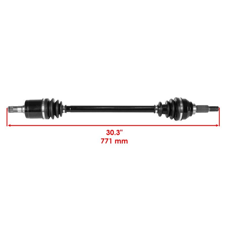 Caltric Front Left Complete CV Joint Axle for John Deere