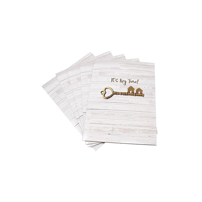 Real Estate Agent Document Folder - 5 Pack (It's Key