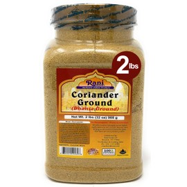 Rani Coriander Ground Powder (Indian Dhania) Spice 32oz (2lb) 908g PET Jar ~ All Natural | Salt-Free | Vegan | No Colors | Gluten Friendly | NON-GMO | Indian Origin