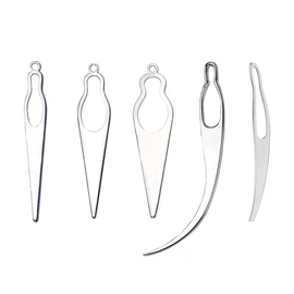 5 Pieces Dreadlocks Tools Hair Interlocking Tool Crochet Needle Sisterlocks Craft Dreadlocks Hair Extensions Locs Tightening Accessories Easyloc Hair Tool (Silver)